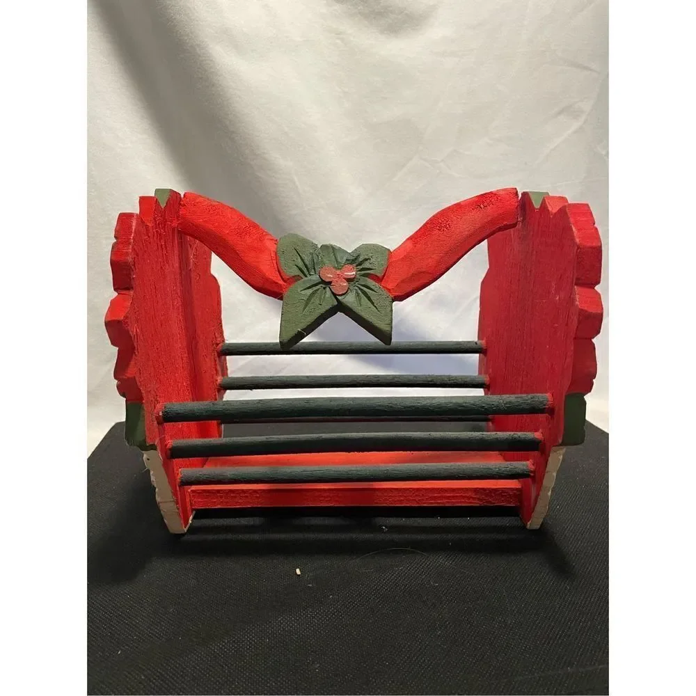 Hand crafted holiday basket